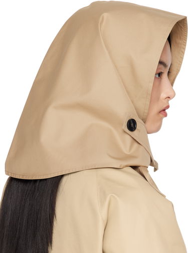 Halsduk Max Mara Weekend Max Mara Spiga Cotton Hood Beige | 2515571074600, 2