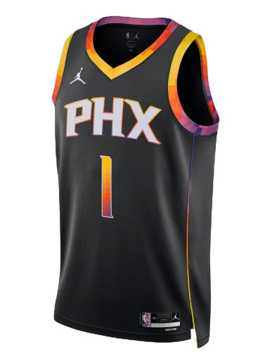 Jersey Jordan Dri-FTI NBA Phoenix Suns Statement Edition 2022 Swingman Jersey Svart | DO9540-012