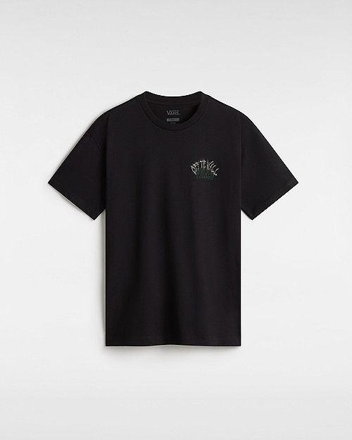 T-shirt Vans Vans Metal University T-Shirt, Size L Svart | VN000MCNBLK