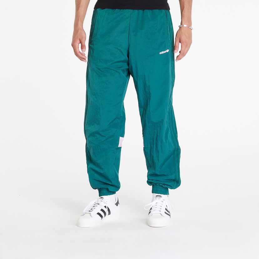 Träningsbyxor adidas Originals 80S Woven Track Pants Collegiate Green Grön | JC6519