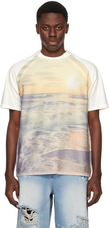 T-shirt ADER ERROR Print T-Shirt Beige | BN01SSTS0106YL, 0