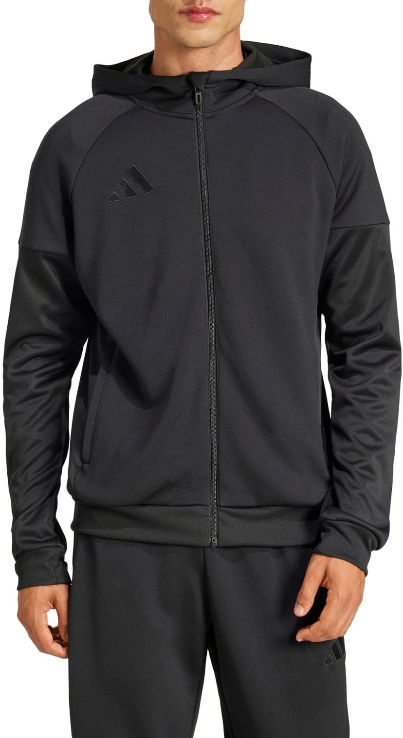 Sweatshirt adidas Performance TIRO25 FZ Hoodie Svart | jd9078