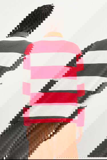 Polotröja Barbour Newclose OS Striped Long Sleeve Rugby Shirt Flerfärgad | MML1513RE71, 2