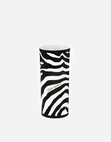 Heminredning Dolce & Gabbana Dolce & Gabbana Cylindrical Porcelain Vase Onesize Flerfärgad | TCC196TCAMXUZ003, 1
