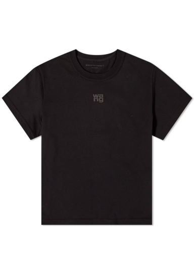 T-shirt Alexander Wang Essential Shrunken Tee Svart | 4CC3221358-001