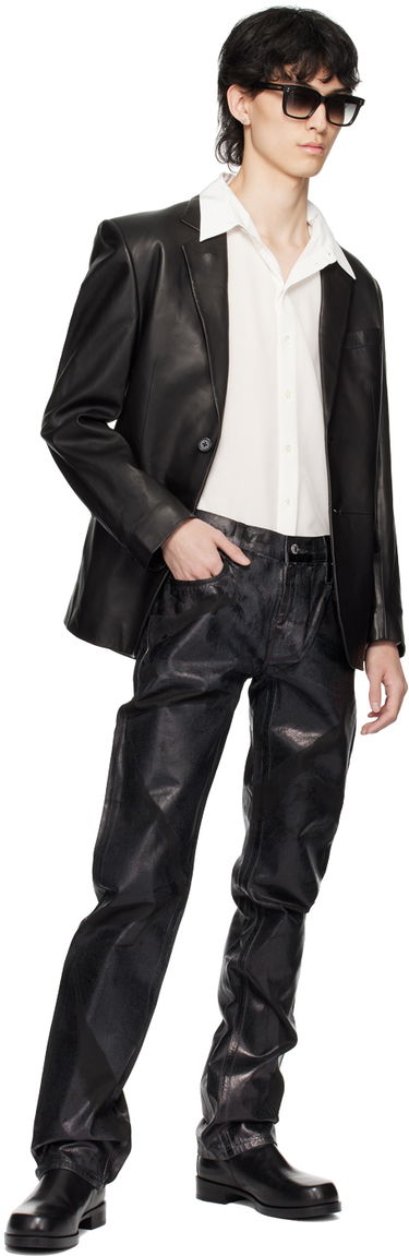 Jeans Helmut Lang Helmut Lang Foiled Jeans Svart | O01DM206, 3