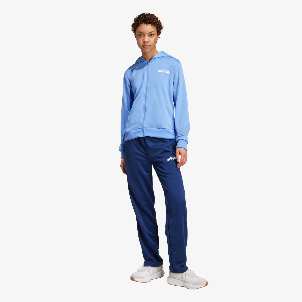 Träningsoverall adidas Performance Essentials Linear Track Suit Blå | JX0521, 1