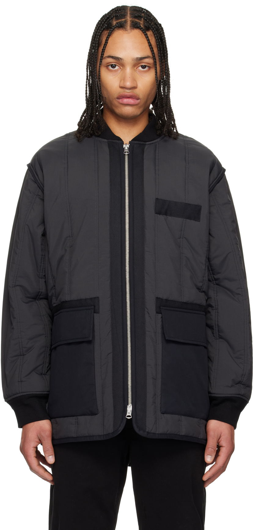 Pufferjacka rag & bone Rag & Bone Delta Liner Jacket Svart | MBW24H2001LTML