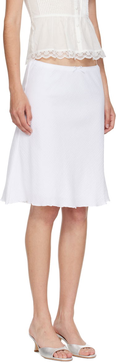 Kjol GUIZIO Guizio Paloma Midi Skirt Vit | P25338W157, 1