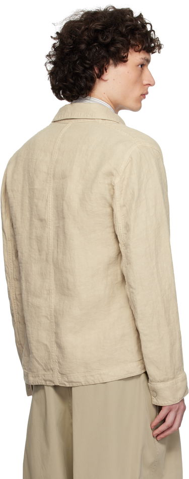 Rockar Stone Island Stone Island Diagonal Linen Overshirt Beige | K1S15 1200010 S00F8, 2