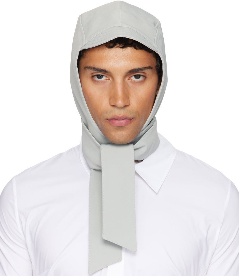 Kepsar och hattar Jean Paul Gaultier Jean Paul Gaultier Long Panel Hood Grå | 25/03-W-AC029-W002-02