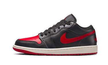 Sneakers och skor Jordan Air Jordan 1 Low "Bred Sail" W Röd | DC0774-061, 3