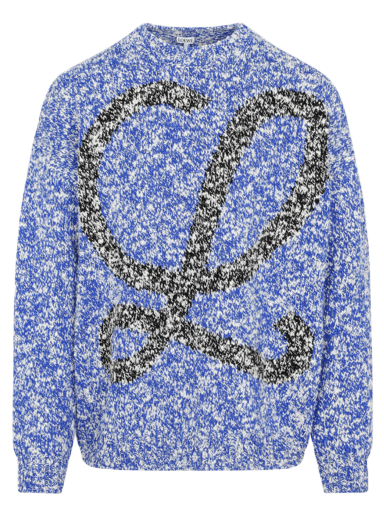 Sweater Loewe Crewneck Sweater Blå | H526Y14KCE 5102