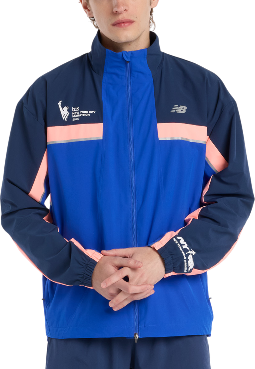 Vindjacka New Balance NYC Marathon 2025 Running Jacket Flerfärgad | mj53250m-bum