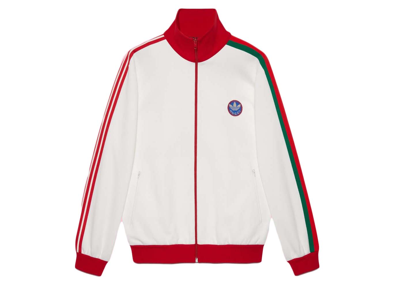 Jacka Gucci adidas x Cotton Jersey Jacket White Vit | 692108 XJEKY 9088, 0