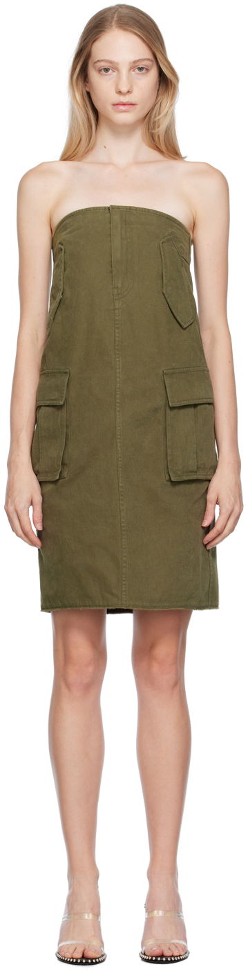 Klä We11done We11done Cargo Midi Skirt Grön | WD-OP3-23-175-W-KK