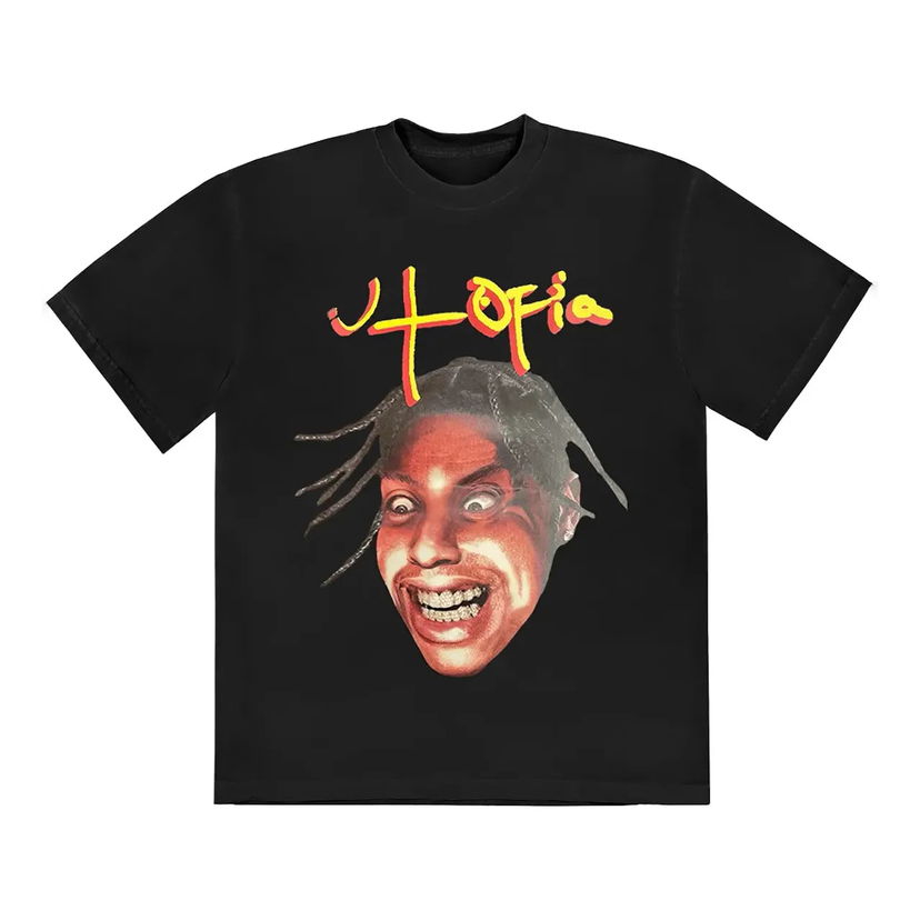 T-shirt Cactus Jack by Travis Scott Travis Scott Utopia II T-Shirt Svart | TSUT-SS03