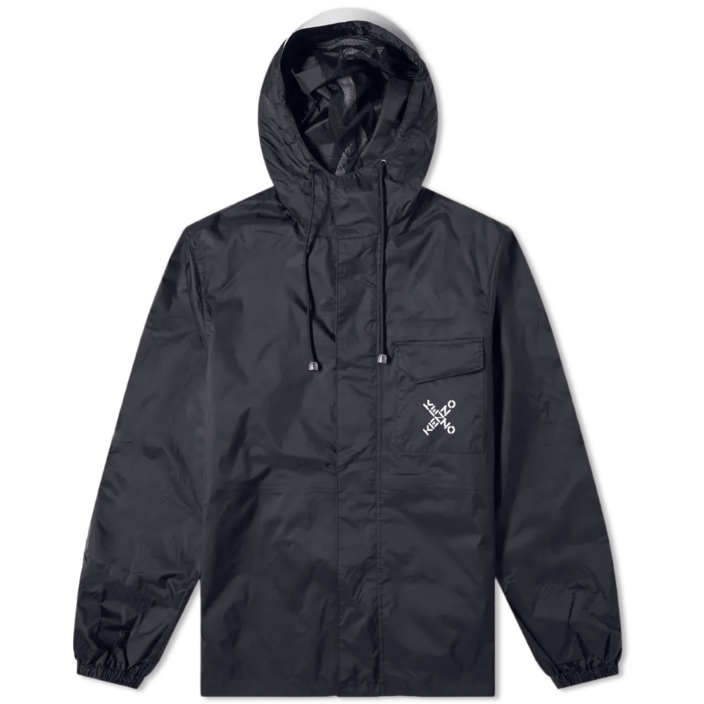 Vindjacka KENZO Sport Cross Logo Windbreaker Svart | FB55BL5601NJ-99, 0