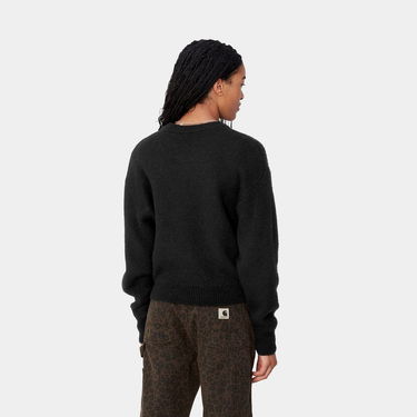 Sweater Carhartt WIP Merton Cropped Crewneck Sweater Svart | I033910_8, 2