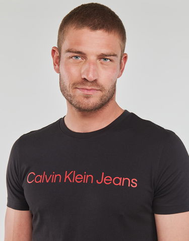 T-shirt CALVIN KLEIN CORE INSTITUTIONAL LOGO SLIM TEE Svart | J30J322552-0GM, 4