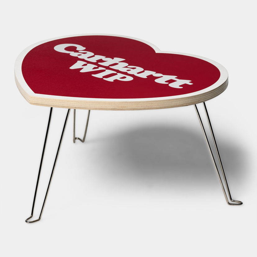 Heminredning Carhartt WIP Carhartt WIP Heart Folding Table Röd | I035830_2