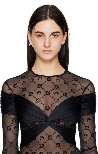 Örhängen Marine Serre Marine Serre Moon Crystal Stud Earrings Metallisk | UJW075A RMET0001, 2