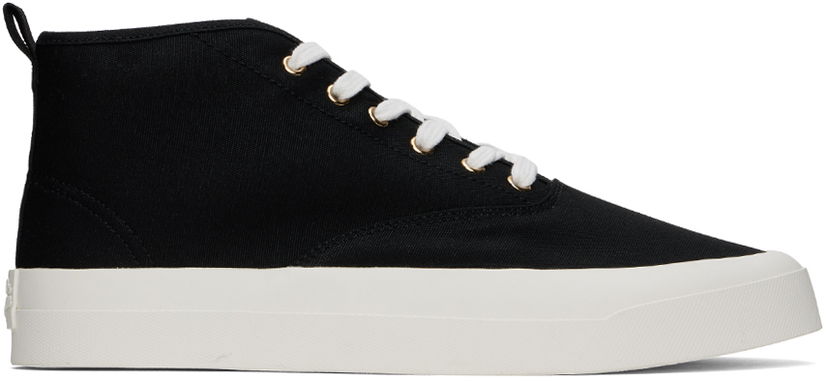 Kläder MAISON KITSUNÉ Maison Kitsuné High-Top Canvas Svart | MM04802WW9000