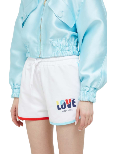 Shorts Moschino Love High Waist Shorts Vit | W.1.641.01.E.2340