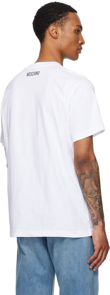T-shirt Moschino Moschino Teacup Graphic Organic Cotton T-Shirt Vit | 252ZZ072852411001, 2