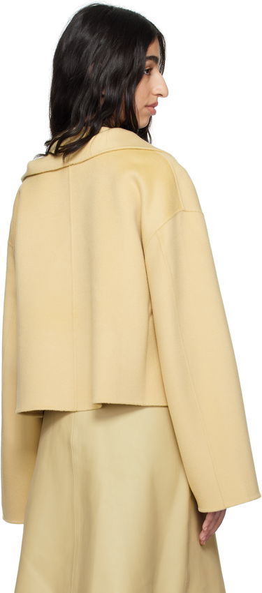 Jacka TOTEME TOTEME Signature Doublé Wool Jacket Gul | 252-WRO0203-FB0006, 2