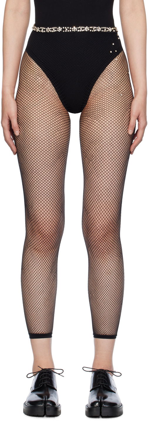 Strumpor Maison Margiela Net Tights Svart | S51TL0058 M20001