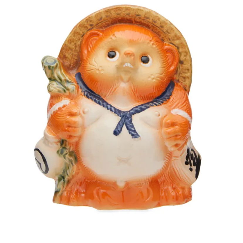 Samlarobjekt BEAMS BEAMS JAPAN Fortune Raccoon Dog Figurine Orange | 5678-0060-067-45
