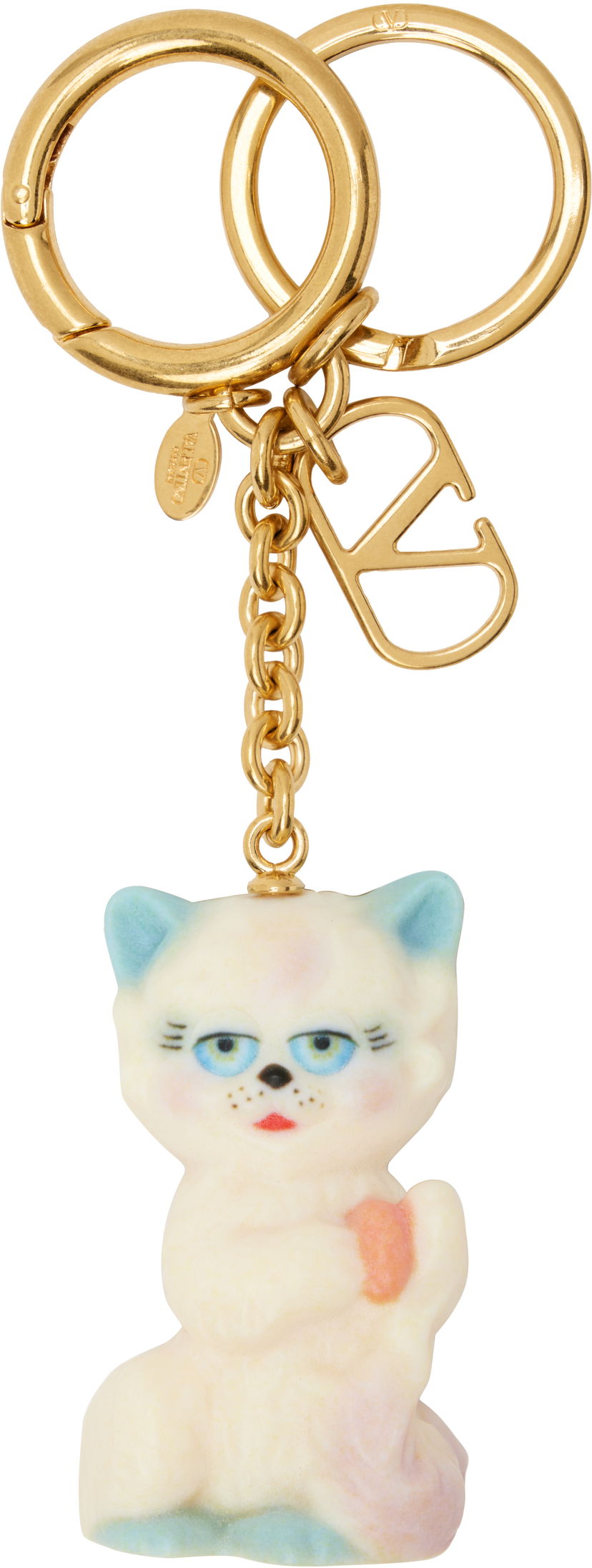 Nyckelringar Valentino Valentino Garavani 'Le Chat De La Maison' Keychain Flerfärgad | 7Y2P0AR1VQY