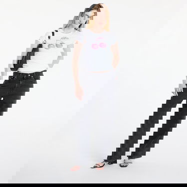 T-shirt GUESS GUESS Wavy Cherry Logo Tee Vit | W5YI30K49A1-G011, 3