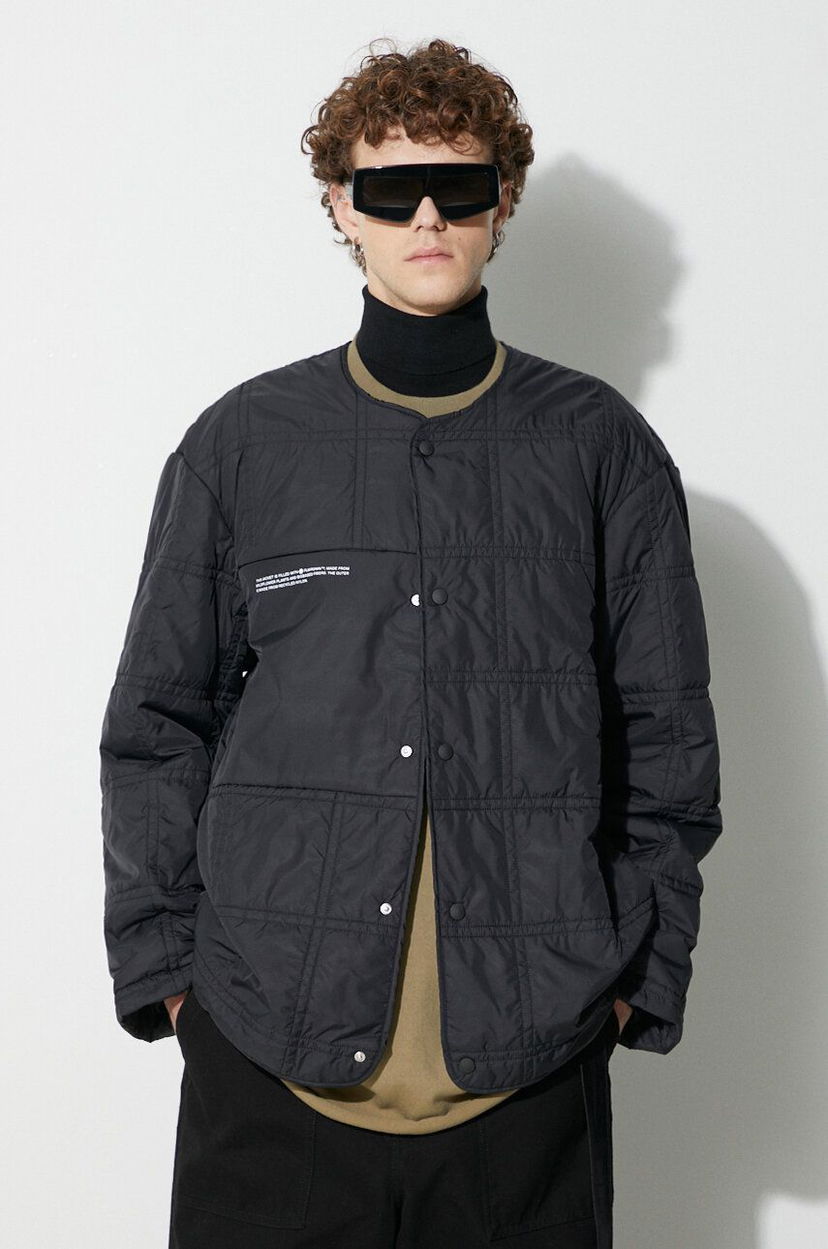 Pufferjacka PANGAIA Pangaia Quilted Liner Jacket Svart | 10000529