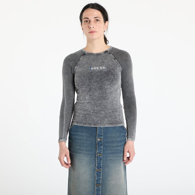T-shirt GUESS GUESS Originals Knit Top Grå | W5GP52J1314-JTMU