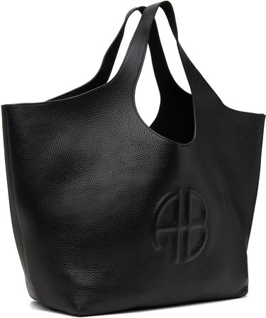 Tygpåse Anine Bing Leather Tote Bag Svart | A-13-10364-000, 4