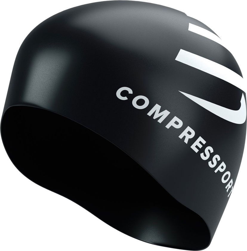 Keps Compressport Compressport Swim Cap Svart | cu00098b-910-0tu