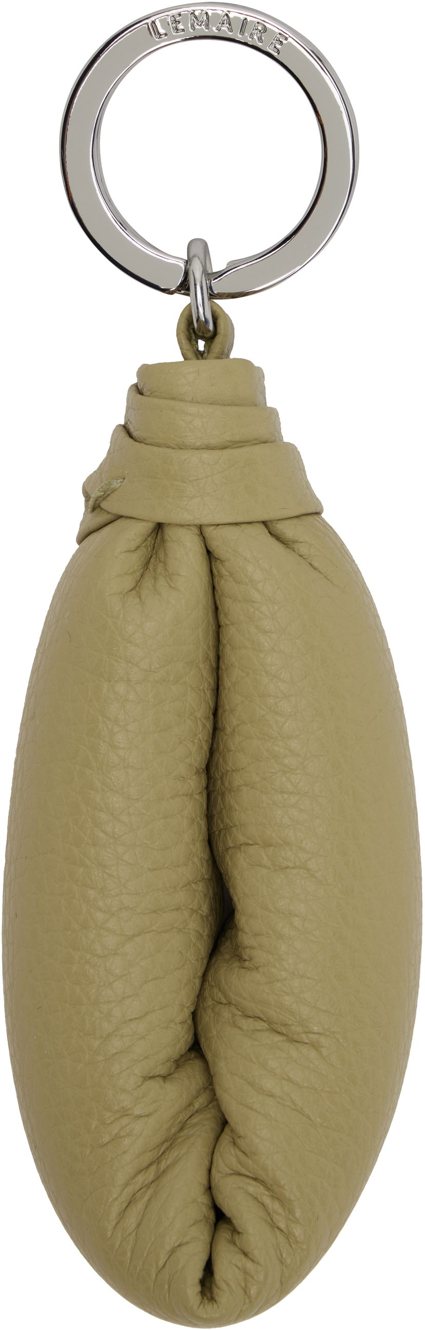 Nyckelringar LEMAIRE Wadded Leather Keychain Grön | AC304 LL0018