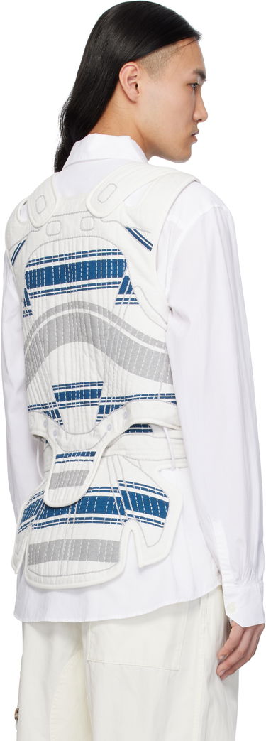 Väst Craig Green Craig Green Hand-Embroidered Harness Vest Vit | CGSS25CWOJKT85, 2