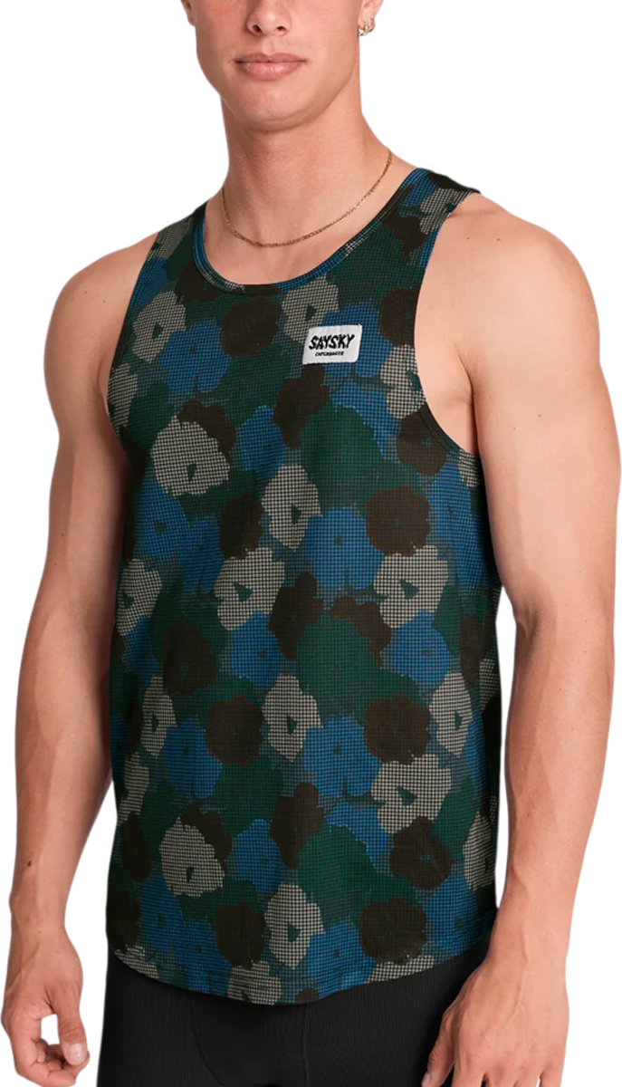 Linne Saysky Flower Combat Pattern Singlet Flerfärgad | omrsi31c1046-omrsi31c1046