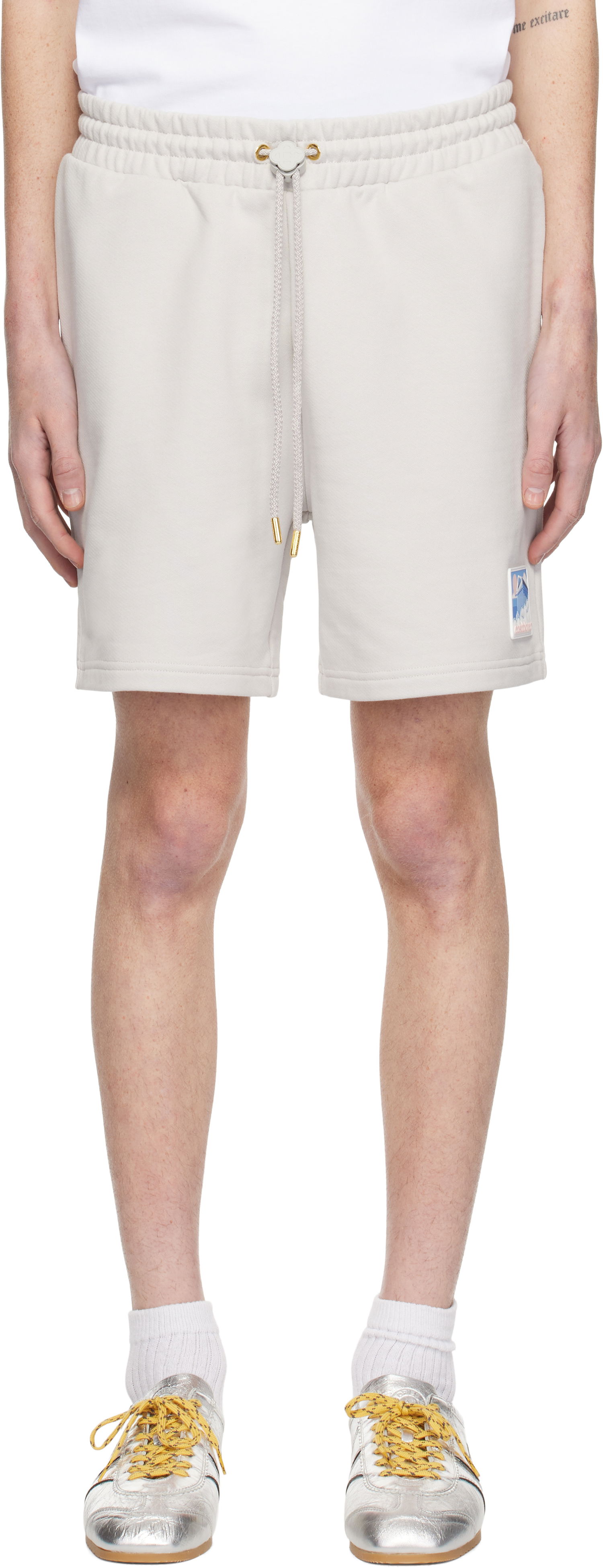 Shorts Casablanca Temple Graphic Shorts Grå | MPS25-JTR-003-02, 0