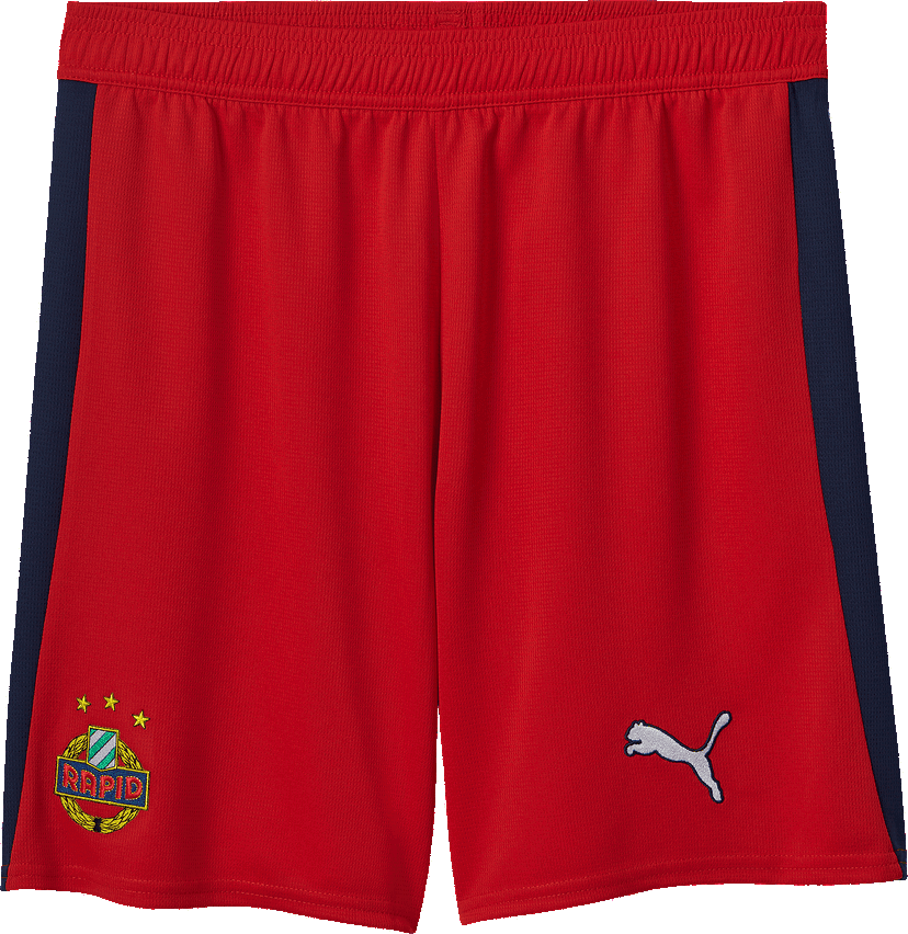 Shorts Puma SK Rapid Wien Away Shorts 2025/26 Röd | 6skr785216-02