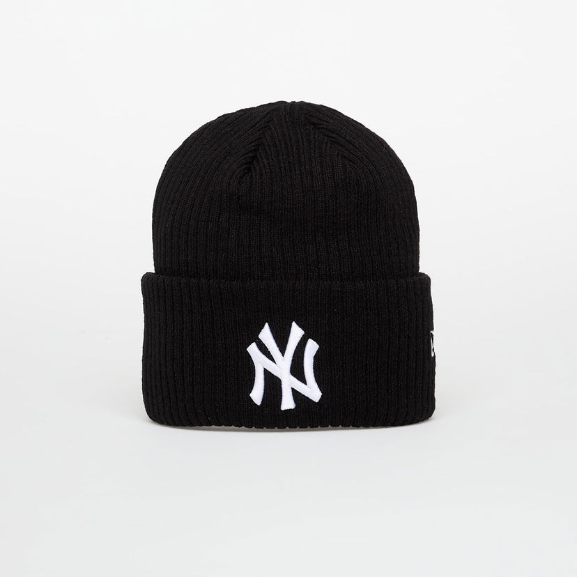 Mössa New Era Knit Medium MLB Wide Cuff Beanie New York Yankees Svart | 60691072