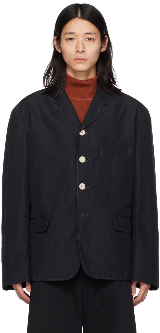 Trenchcoat LEMAIRE LEMAIRE Short Blazer Svart | JA1004 LF1019