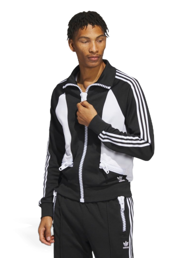 Jacka adidas Originals x Jeremy Scott Big Zip Track Jacket Svart | HY1810