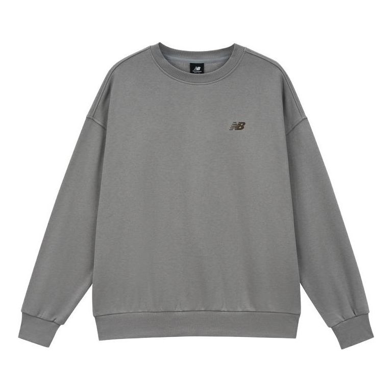 Sweater New Balance Casual Pullover Sweatshirt Grå | AMT33344-TAG