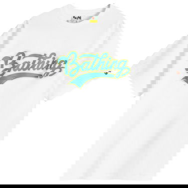 T-shirt BAPE A Bathing Ape Men's Varsity Baseball Logo T-Shirt in White, Size Large | END. Clothing Vit | 001TEK301046M-WHT, 0