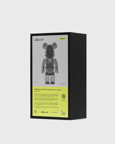 Samlarobjekt Medicom Toy Audio Clear 400% Be@rbrick figure Vit | 4897108570018, 3