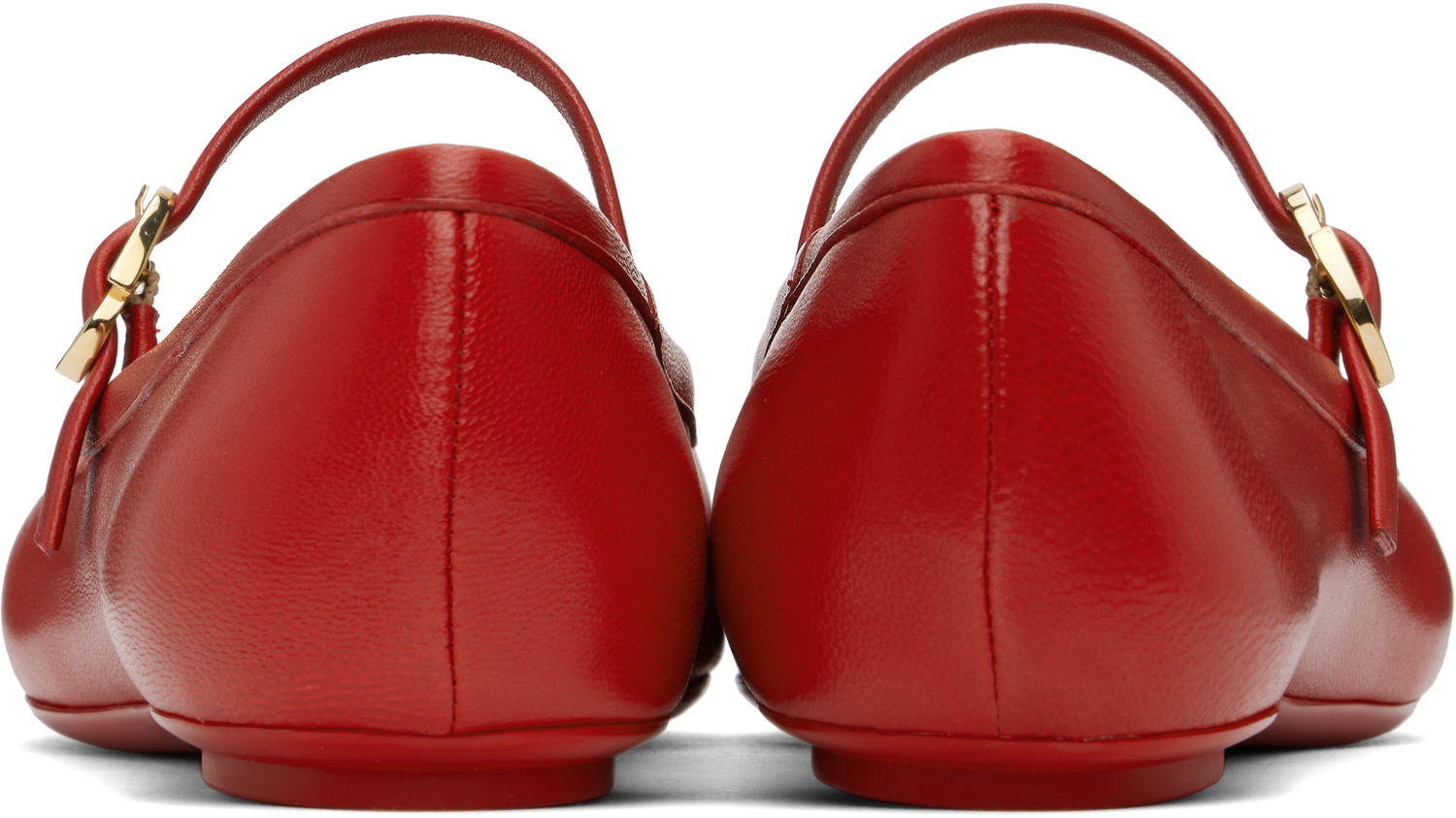 Sneakers och skor Gianvito Rossi Gianvito Rossi Carla Ballerina Flats Röd | G22223-05GOM-NXF, 1